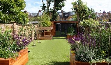 Garden office for family garden