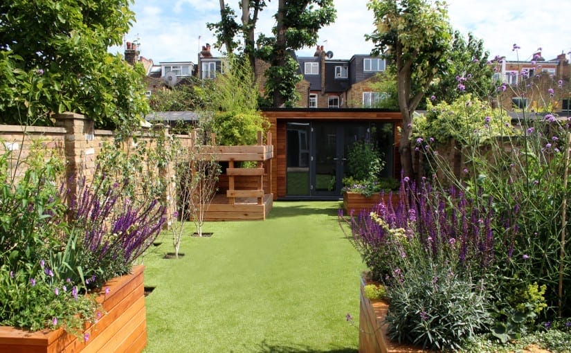 Garden office for family garden